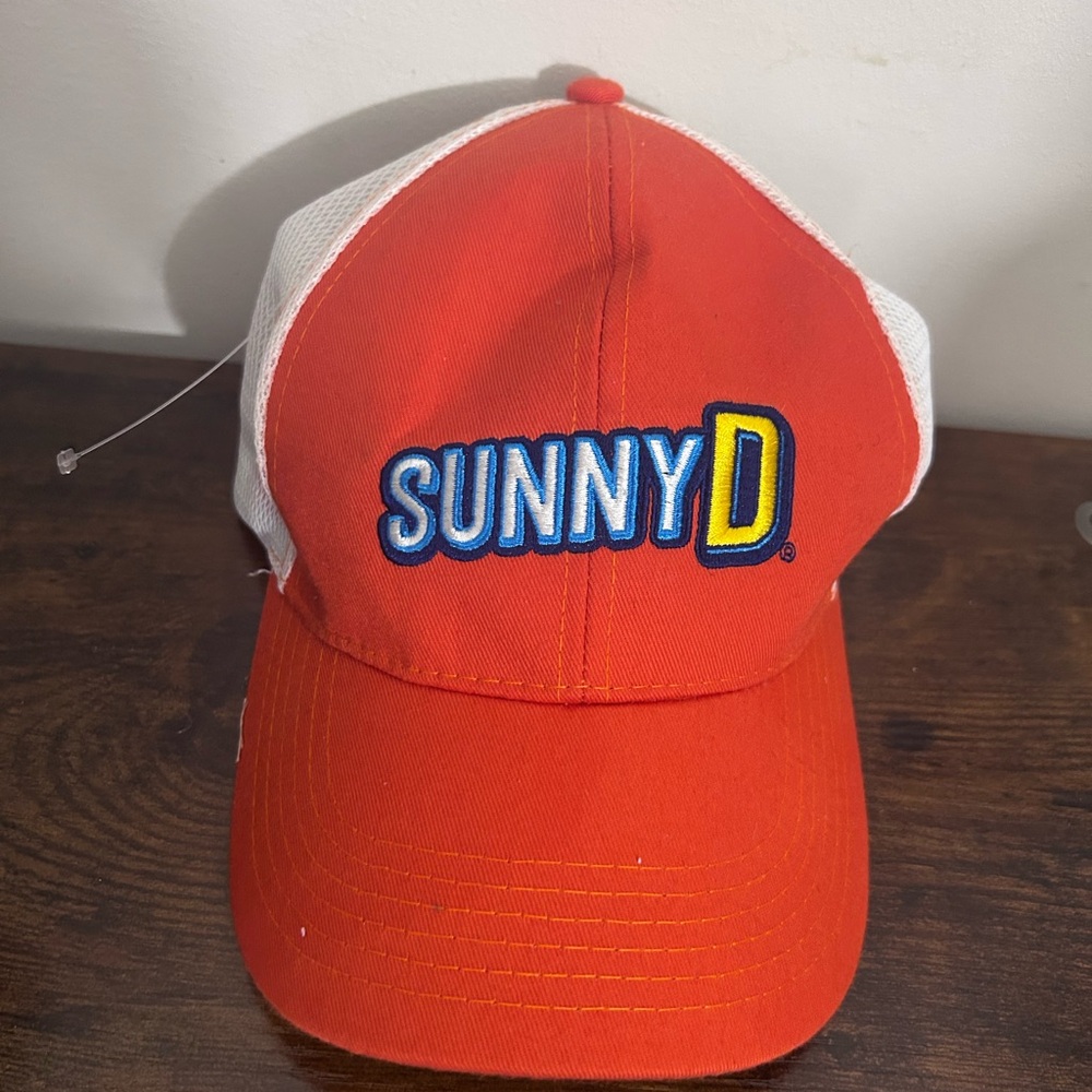 SunnyD Orange and White Cap